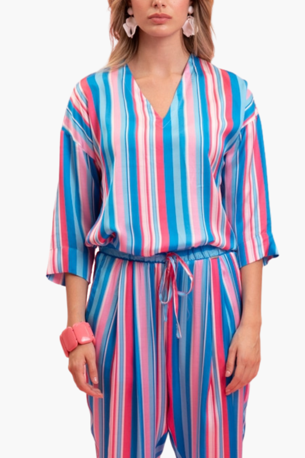 Nualy CAMICIA RIGHE Promozione