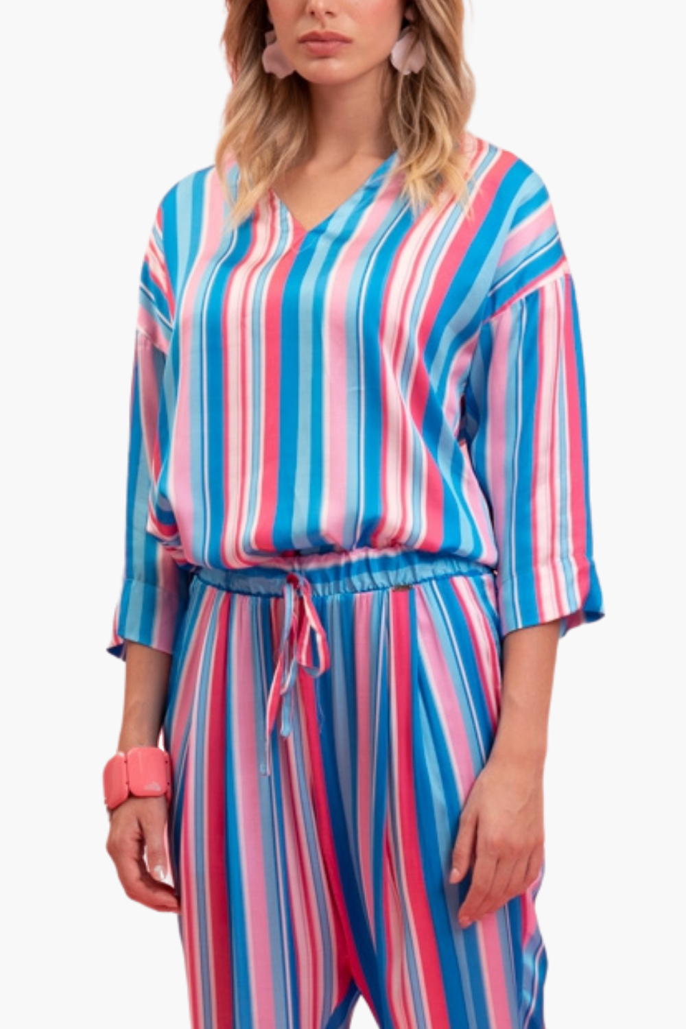 Nualy CAMICIA RIGHE Promozione