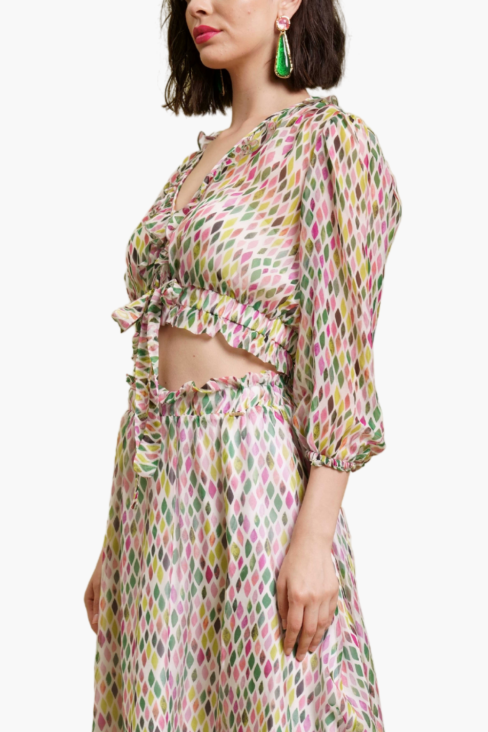 Nualy CAMICIA CORTA FANTASIA Prezzo Ridotto
