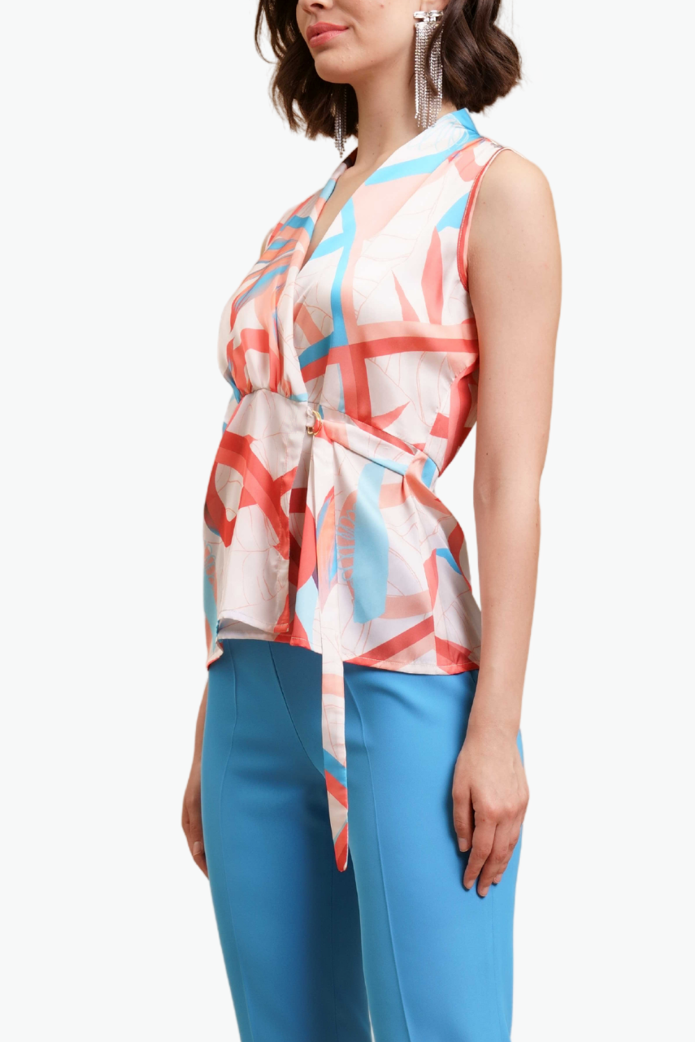 Nualy CAMICIA G/M FANTASIA Sconto