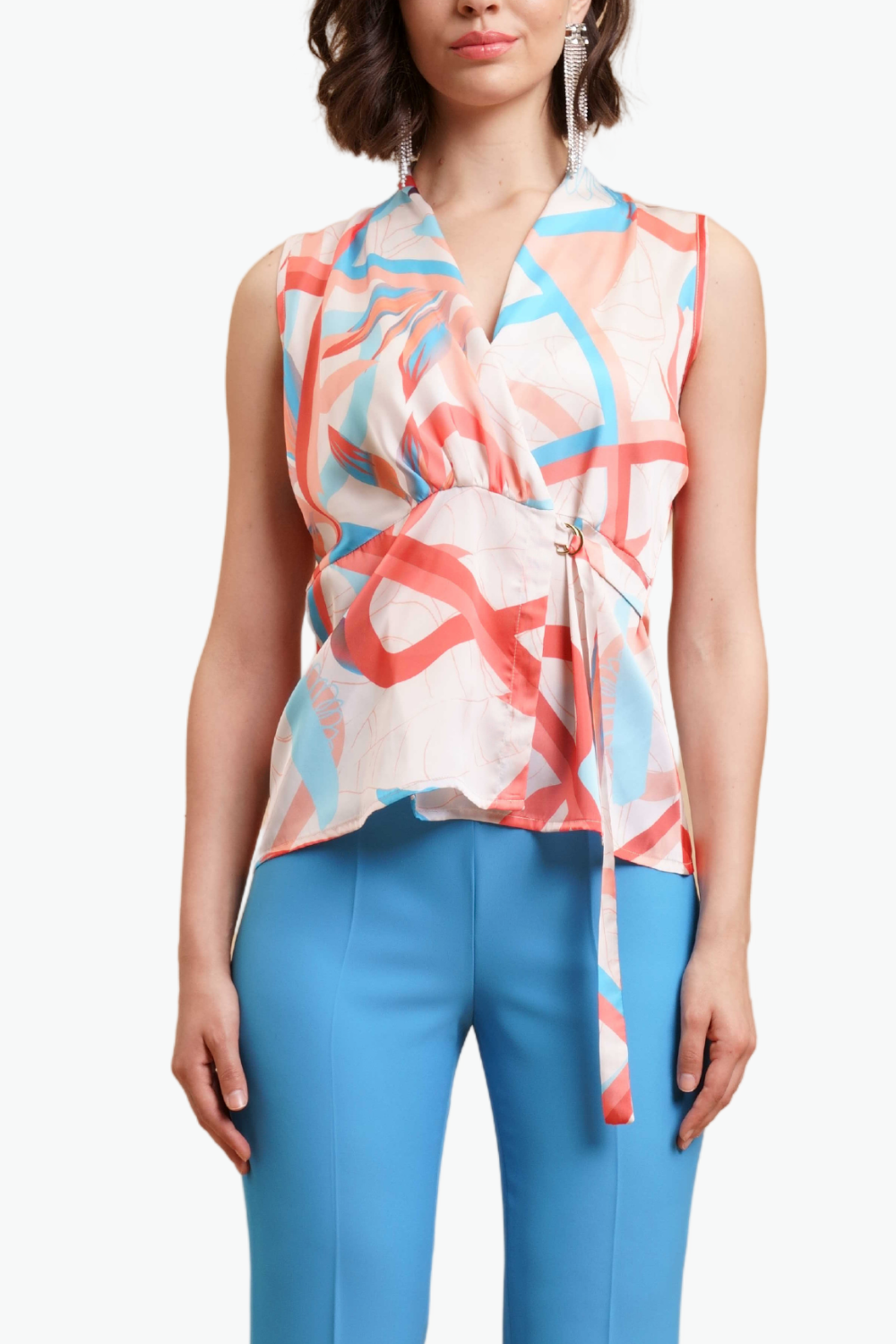 Nualy CAMICIA G/M FANTASIA Sconto