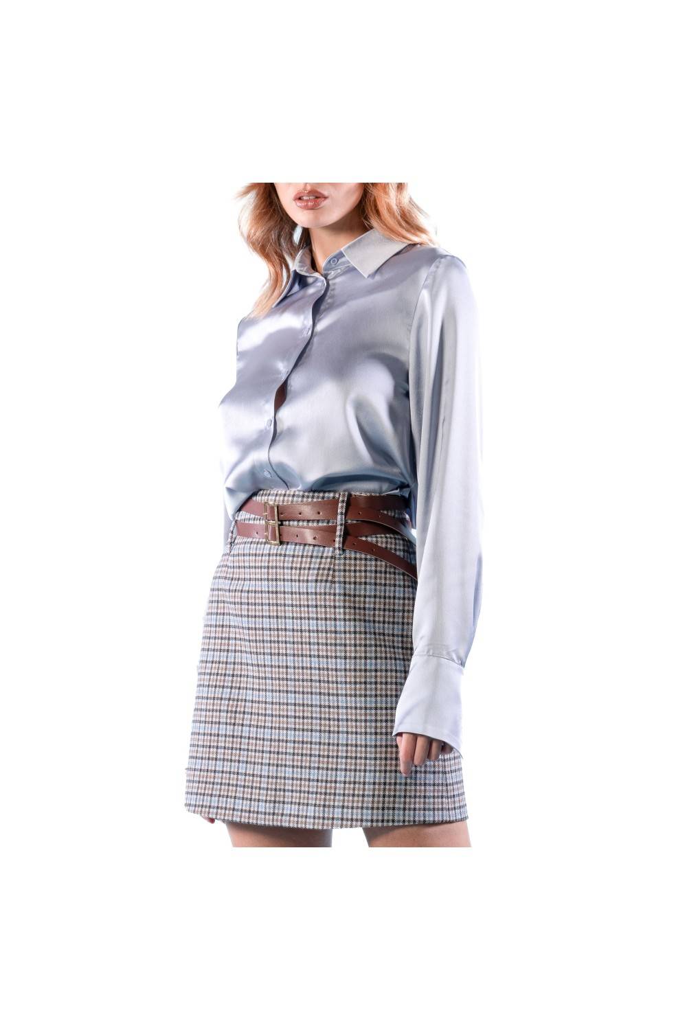Nualy CAMICIA IN SATIN Economico