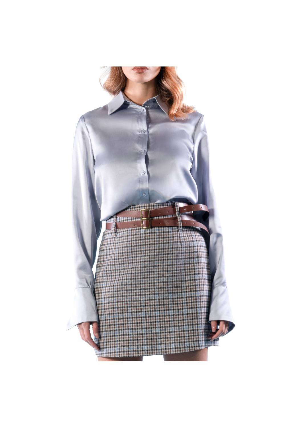 Nualy CAMICIA IN SATIN Economico