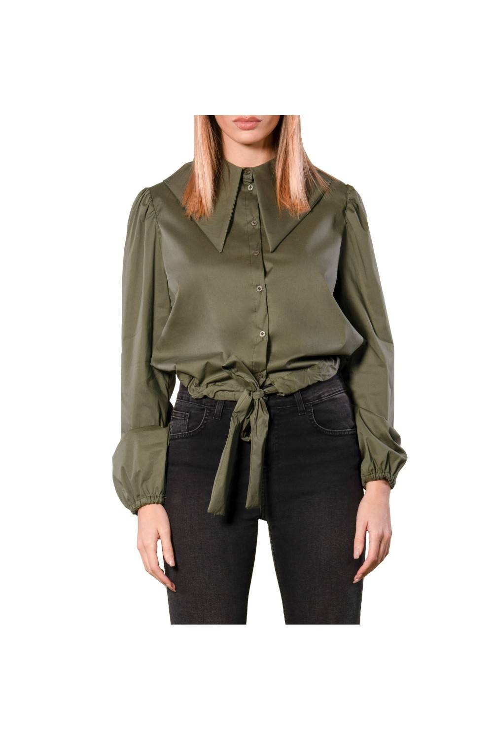 Nualy CAMICIA CON COLLETTO AMPIO Negozi Online