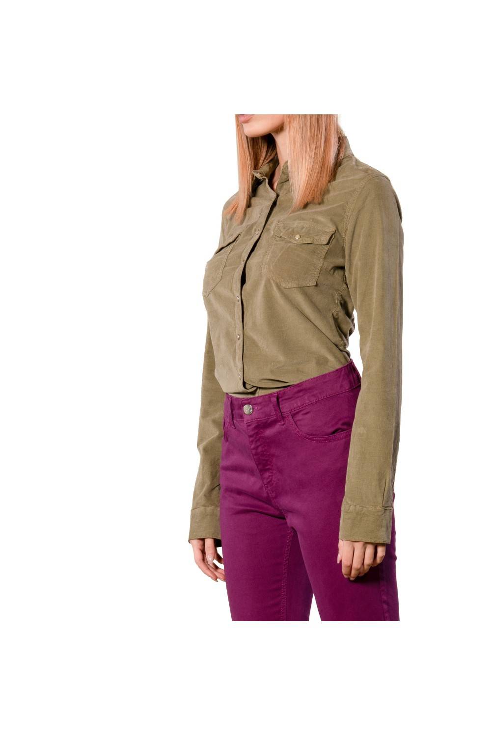 Nualy CAMICIA IN VELLUTO Novità