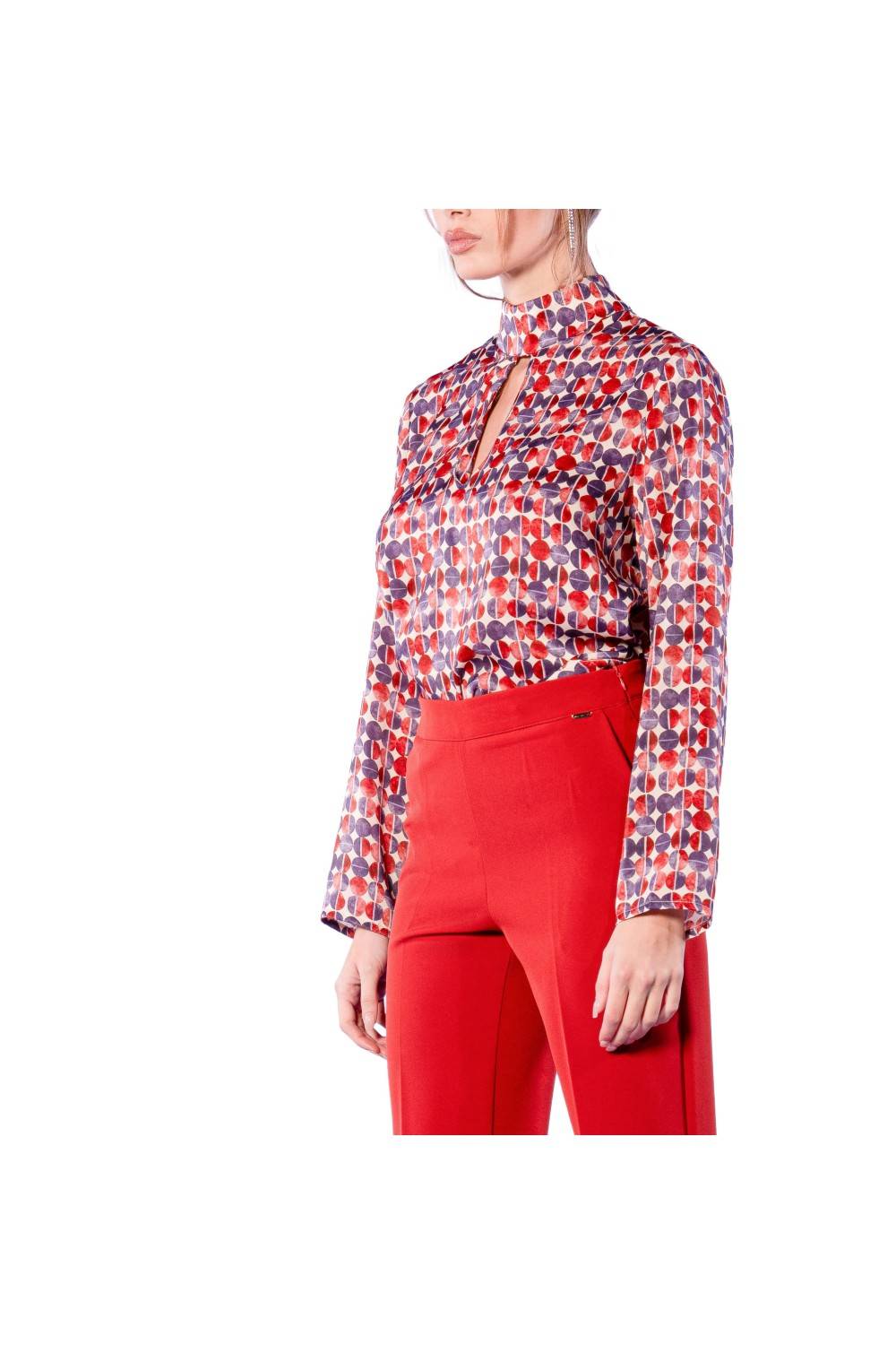 Nualy CAMICIA CON GOCCIA Affare Del Giorno