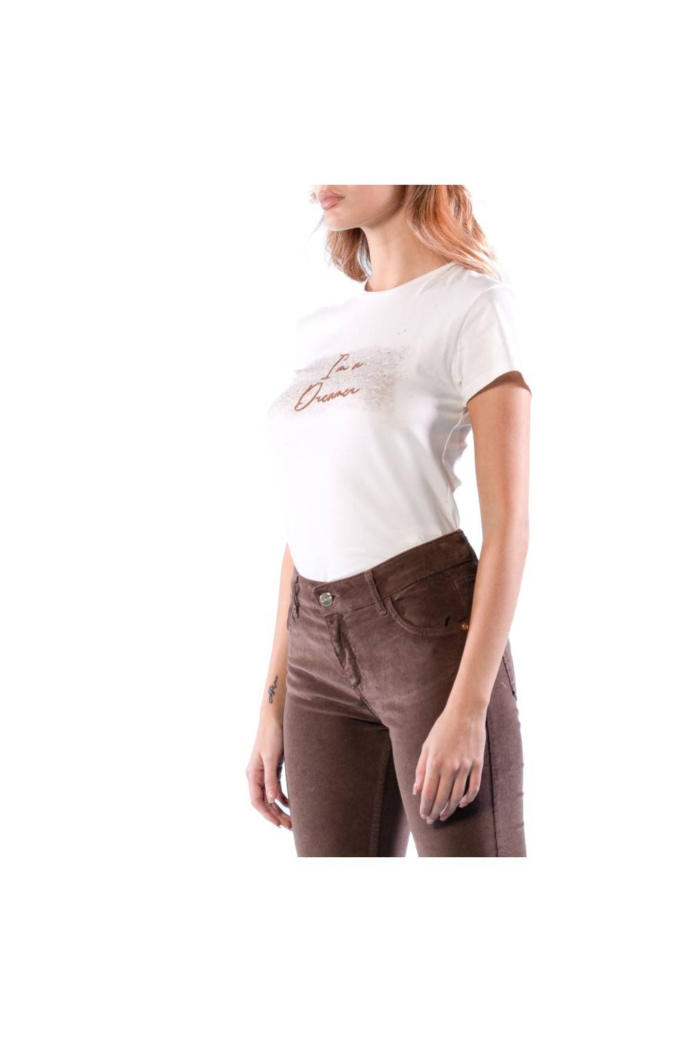 Nualy T-SHIRT CON STAMPA Vendita Economica