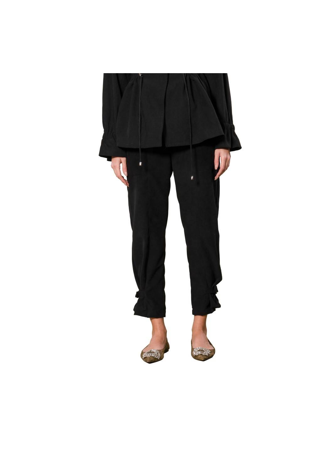 Nualy PANTALONE CON TASCONI Nuovo