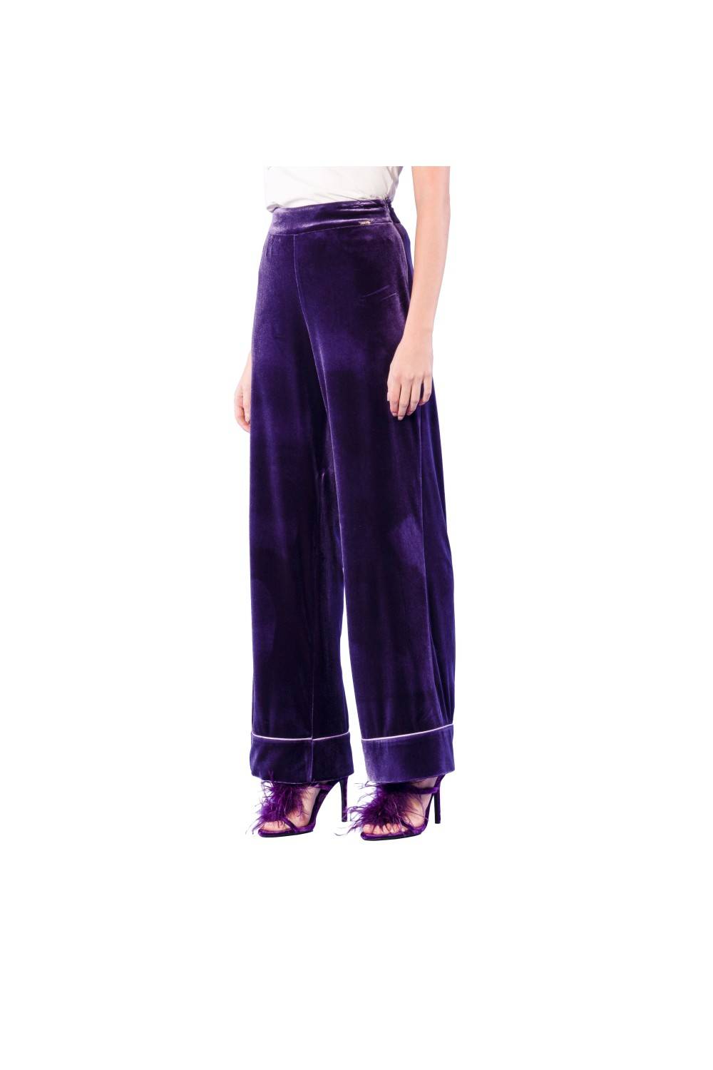 Nualy PANTALONE MORBIDO CON PROFILO Pezzi Unici