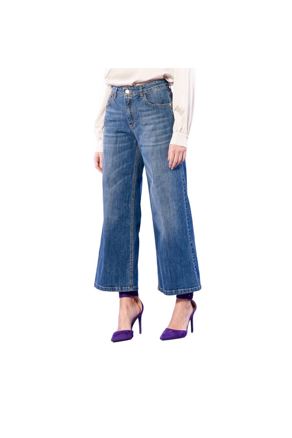 Nualy JEANS GAUCHO In Saldo