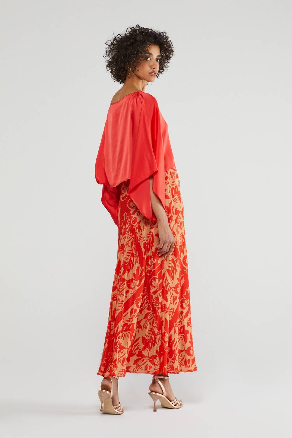 ottod'Ame Printed viscose skirt Italy