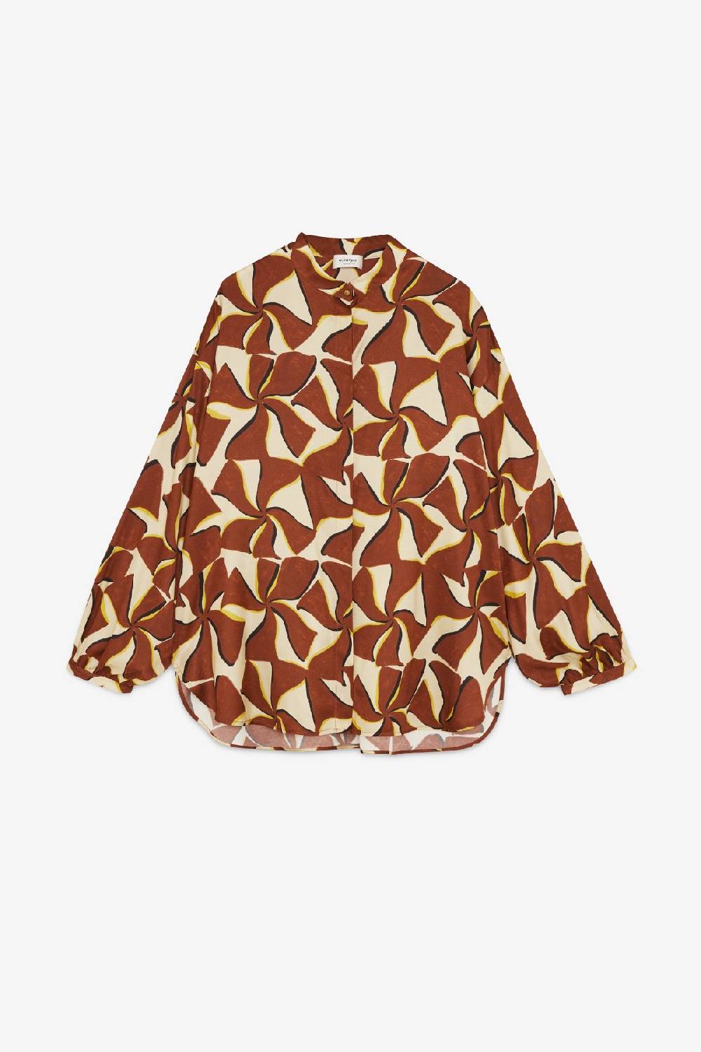 ottod'Ame Viscose shirt with rounded bottom Offerta