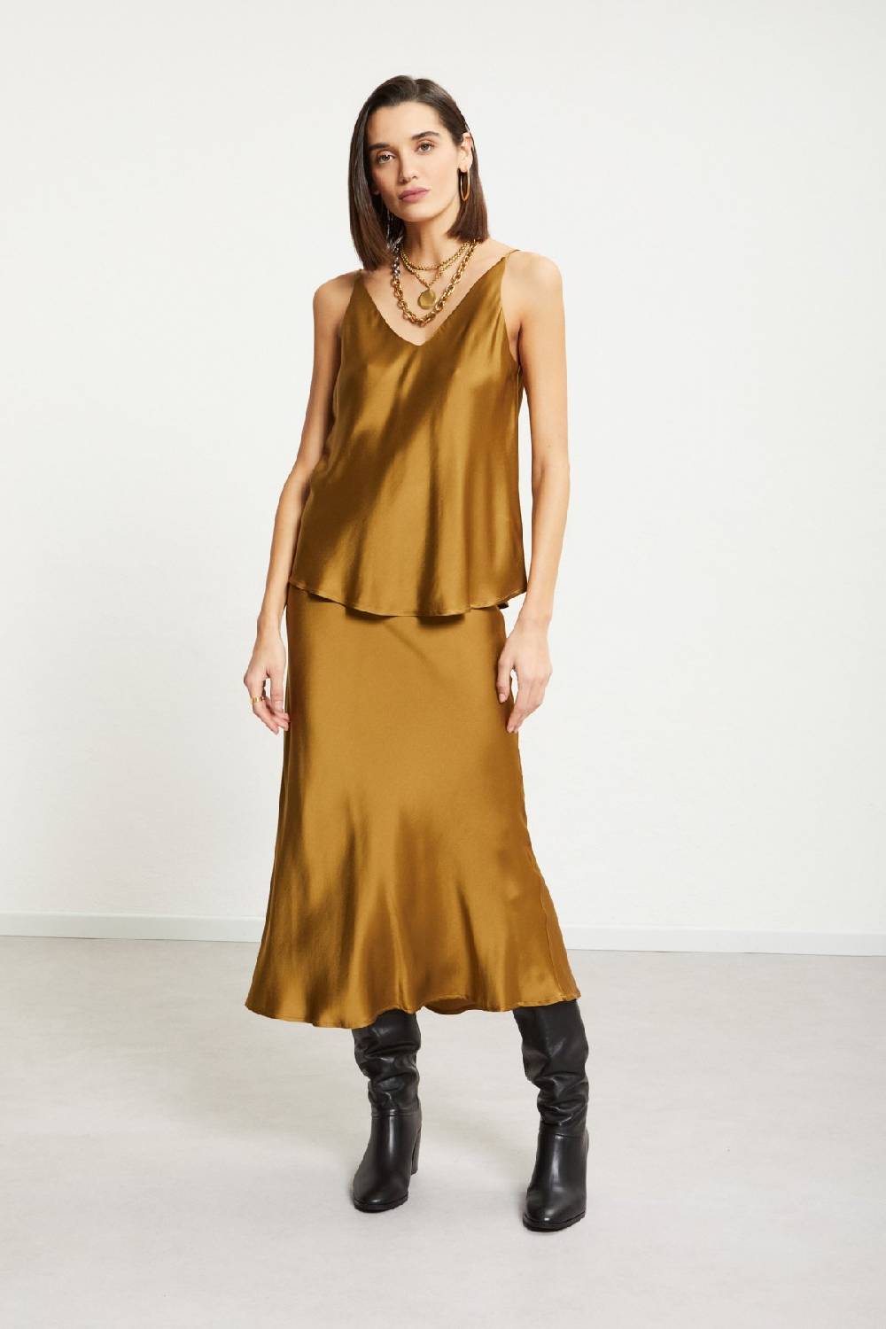 ottod'Ame Viscose long skirt Shopping Online