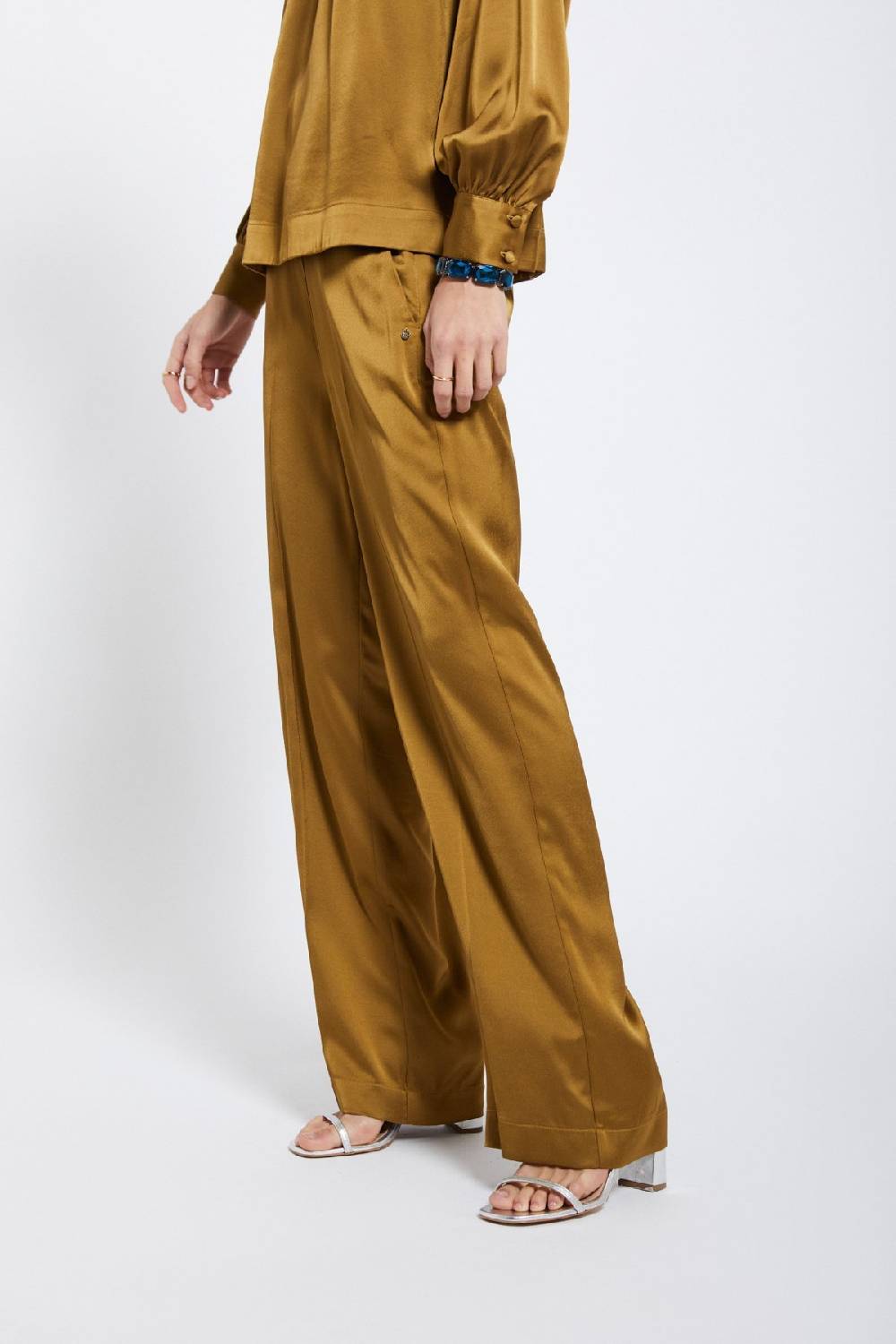 ottod'Ame Viscose palazzo trousers Prezzo Ridotto