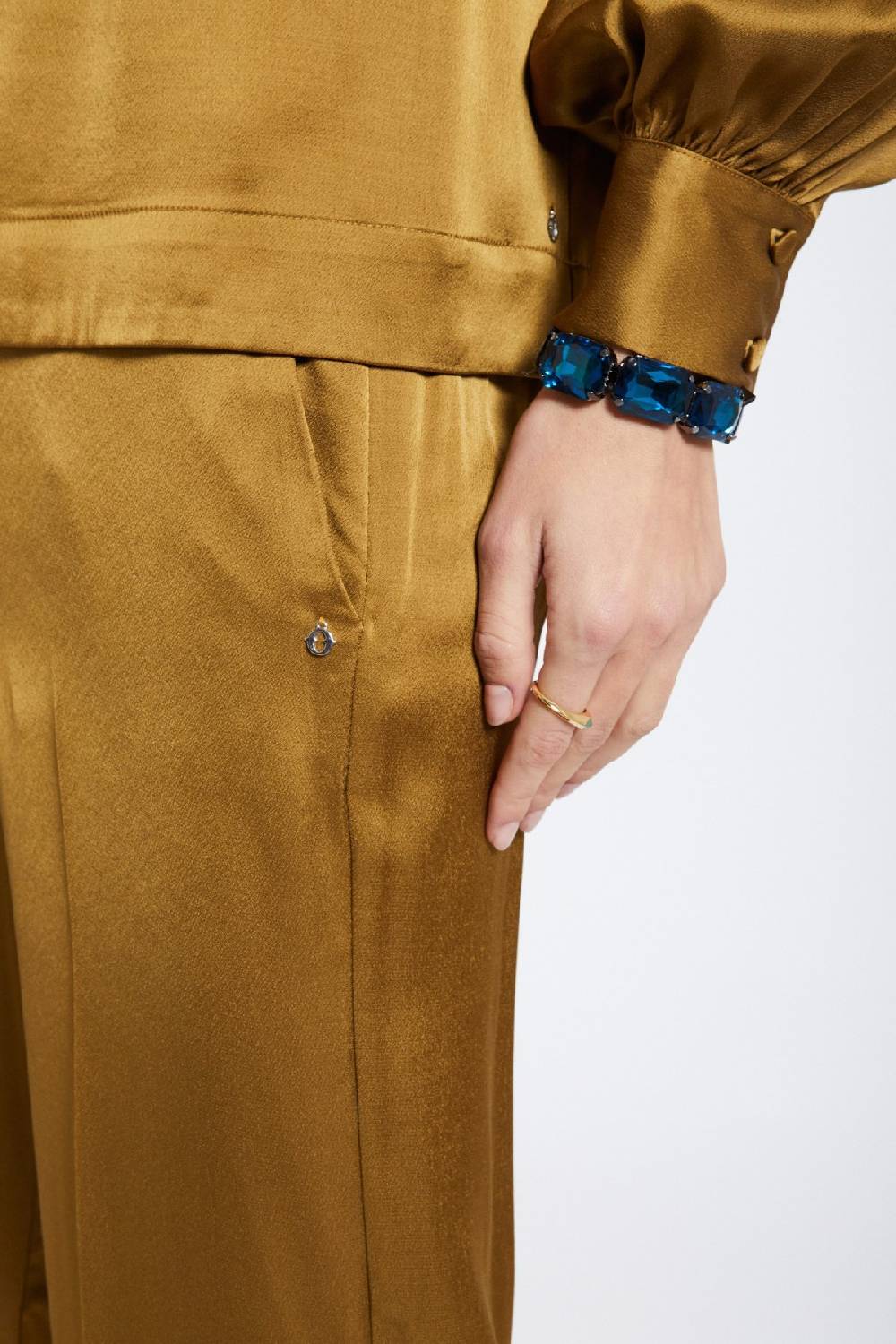 ottod'Ame Viscose palazzo trousers Prezzo Ridotto