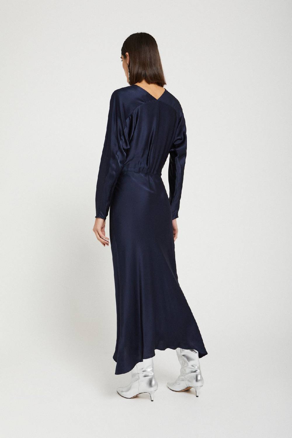 ottod'Ame Viscose long dress with rounded bottom Sottocosto