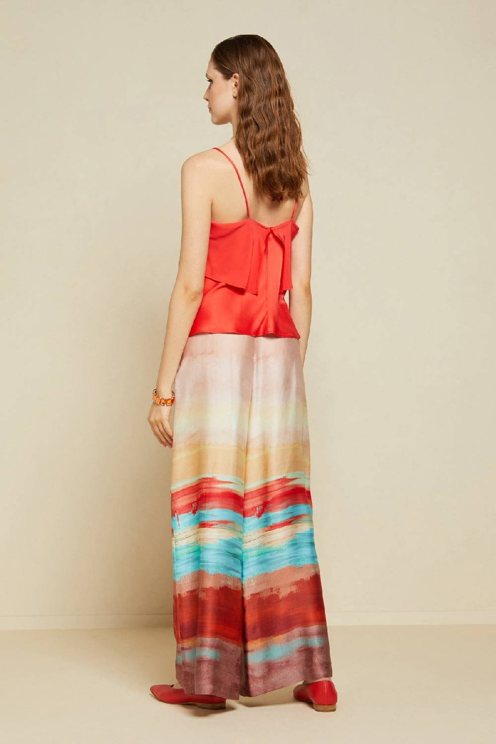 ottod'Ame Fluid viscose palazzo trousers Offerta