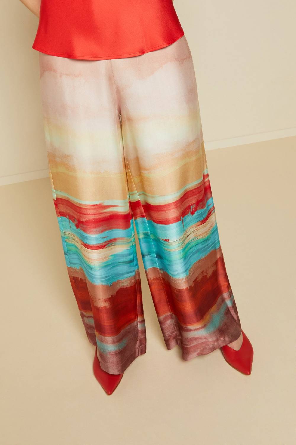 ottod'Ame Fluid viscose palazzo trousers Offerta