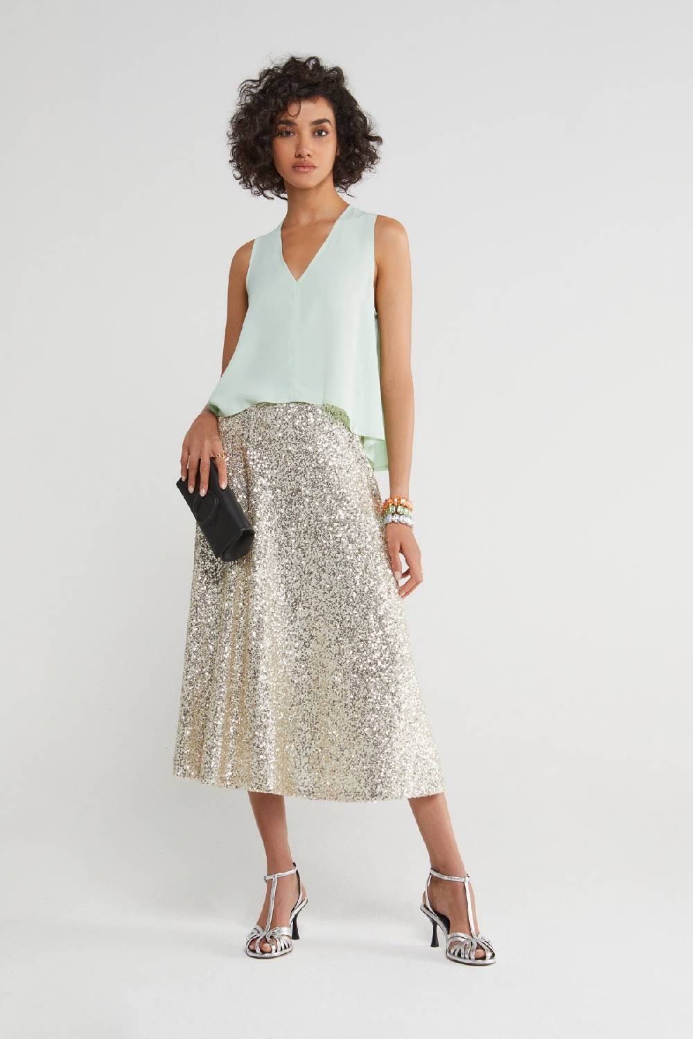 ottod'Ame Silk blend top In Vendita