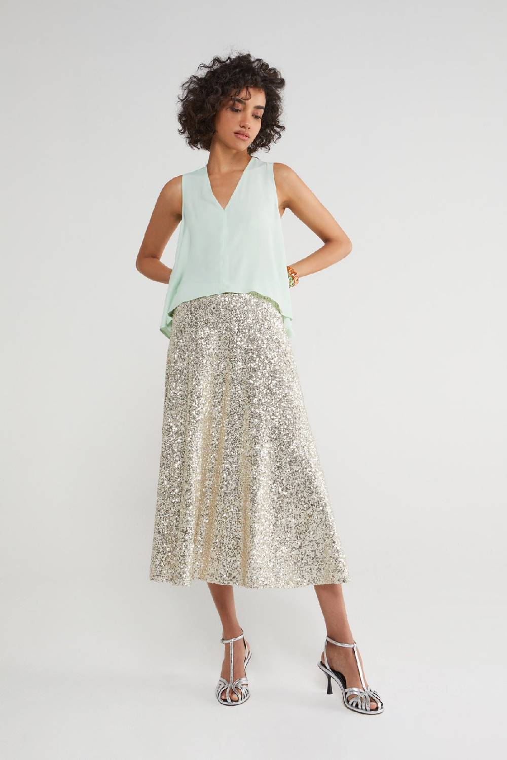 ottod'Ame Silk blend top In Vendita