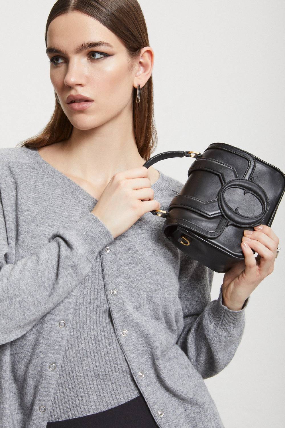 ottod'Ame Leather tesorino mini bag Vendita Calda