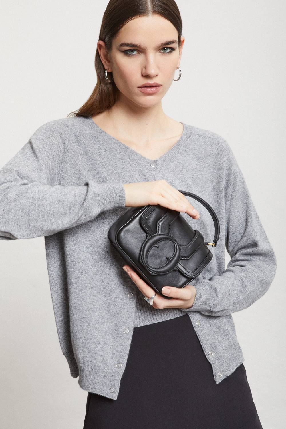 ottod'Ame Leather tesorino mini bag Vendita Calda