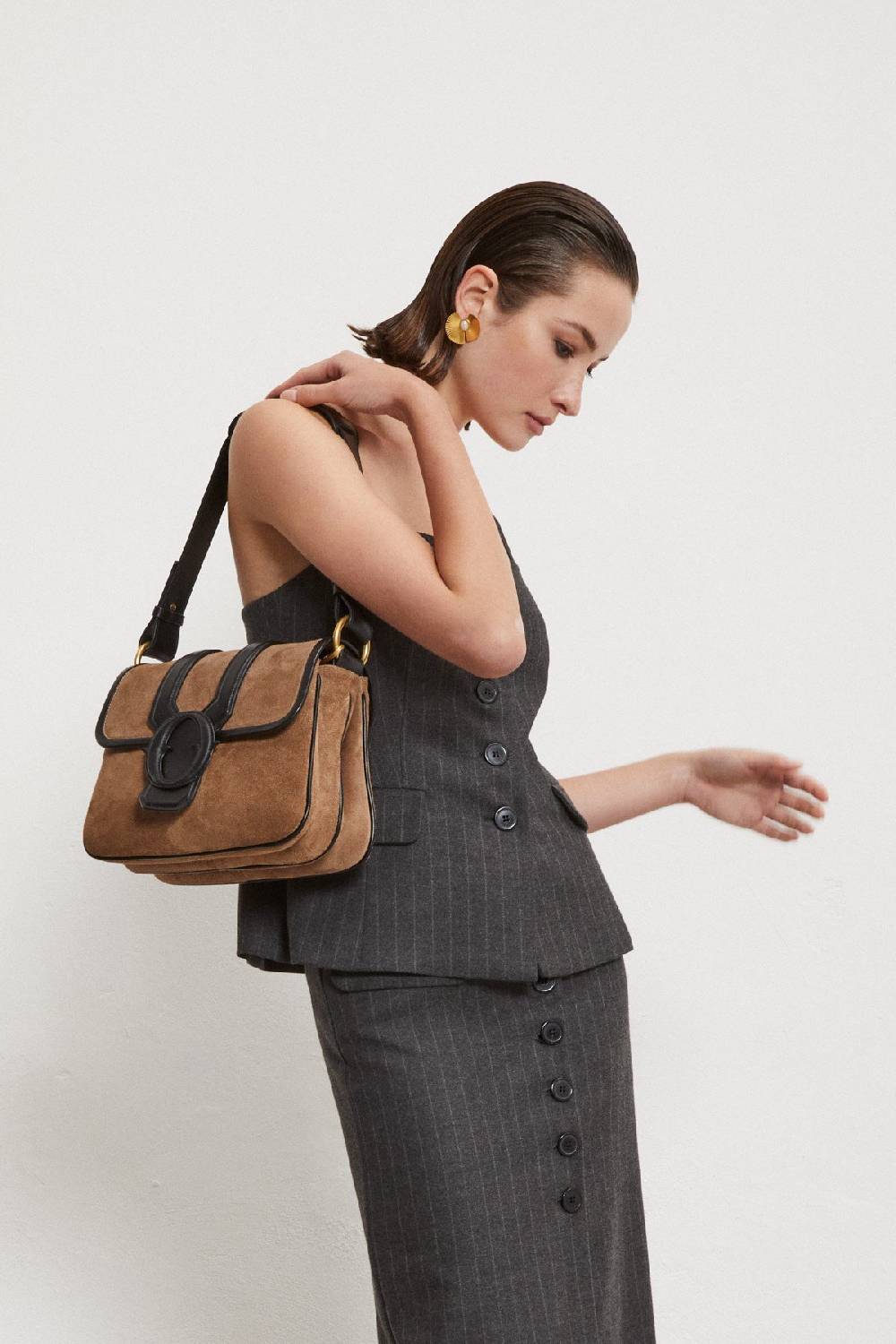 ottod'Ame Leather tesorino bag Vendite Flash