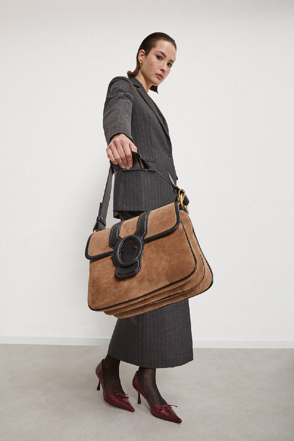 ottod'Ame Leather tesorino bag Vendite Flash