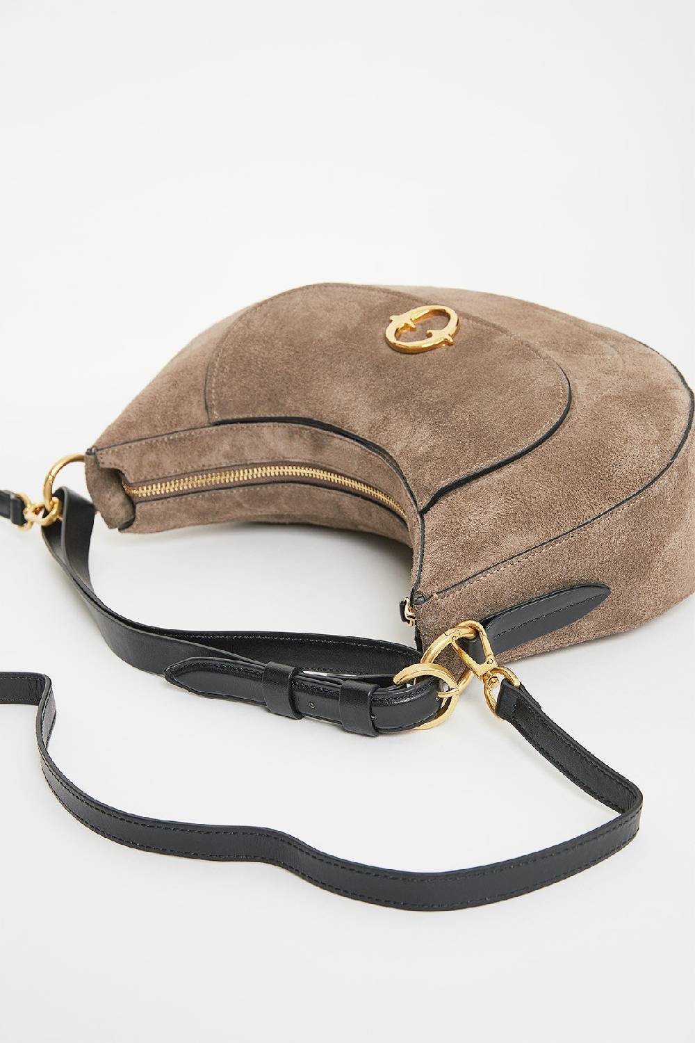 ottod'Ame Leather belly maxi bag In Saldo
