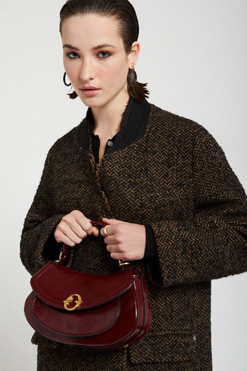 ottod'Ame Leather belly mini bag Nuova