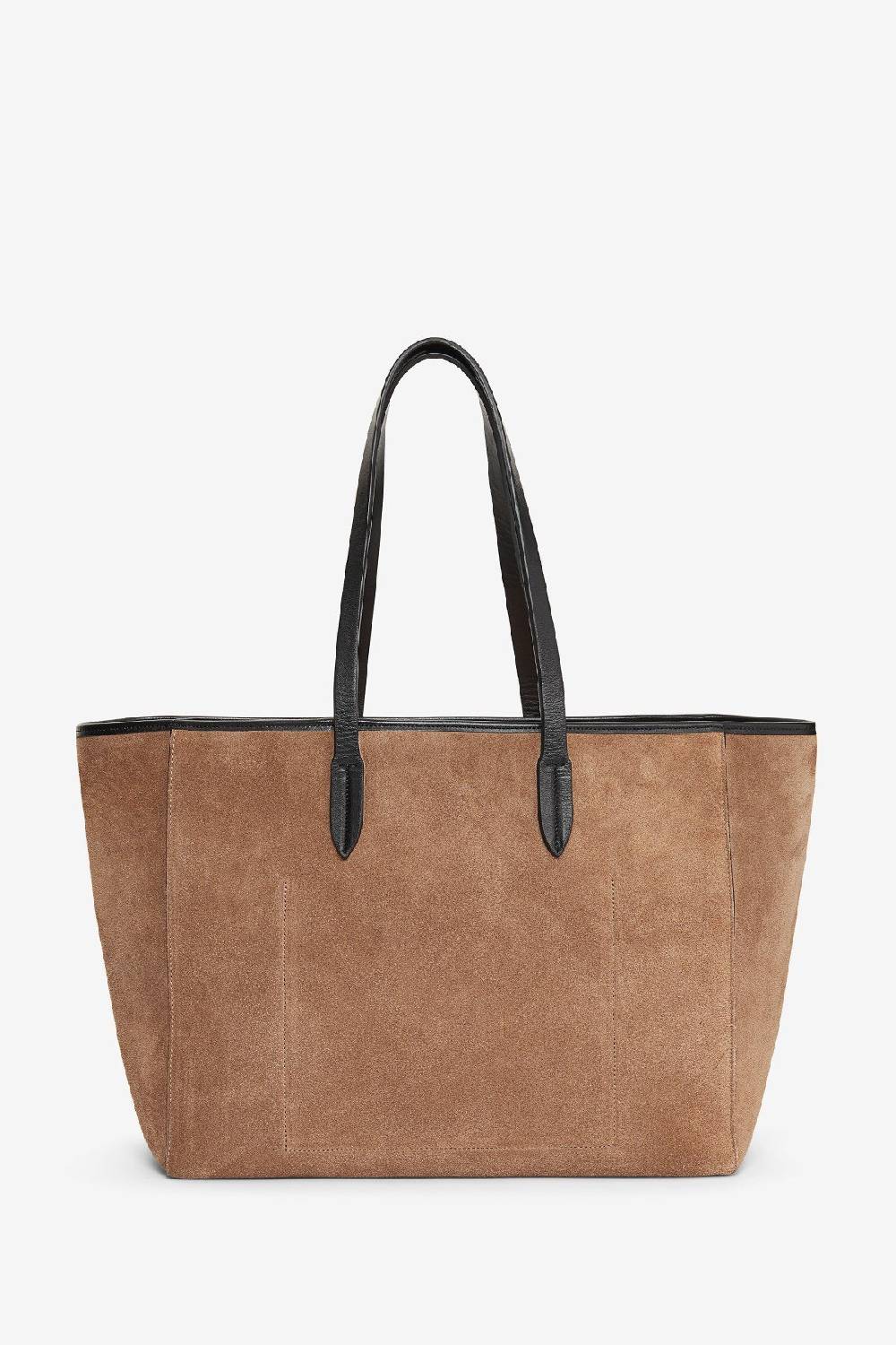 ottod'Ame Leather shopping bag In Linea
