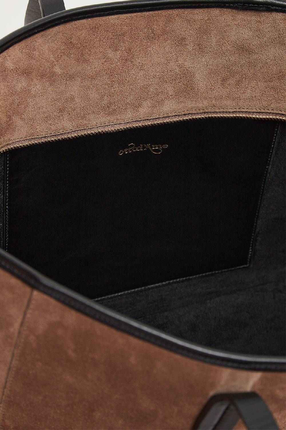 ottod'Ame Leather shopping bag In Linea