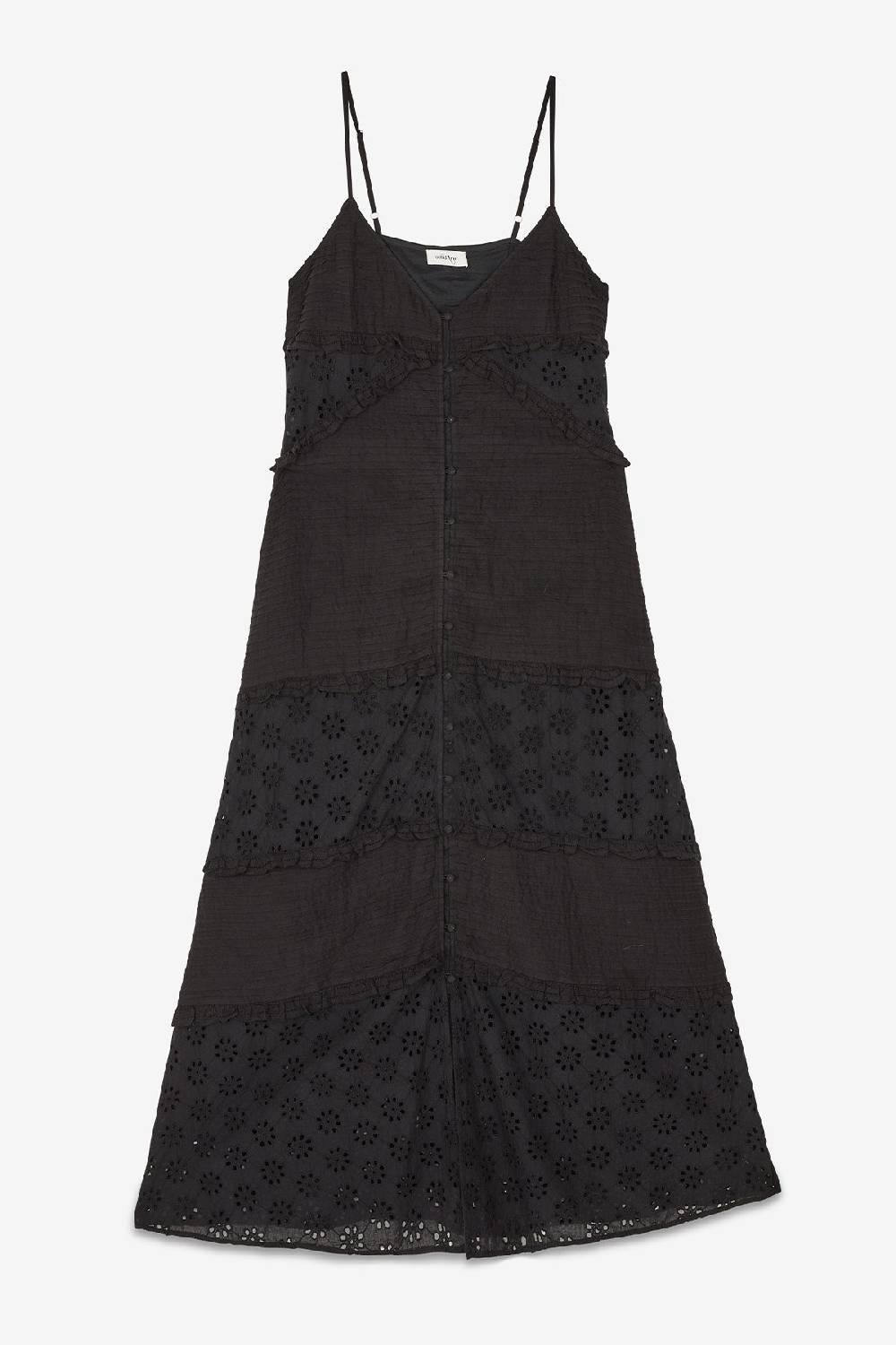ottod'Ame Broderie anglaise long dress with ruffles Vendita