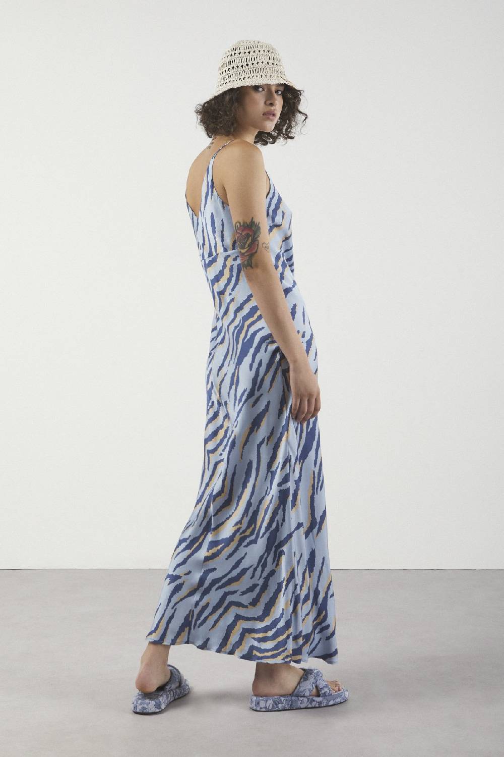 ottod'Ame Viscose long dress Qualità Garantita