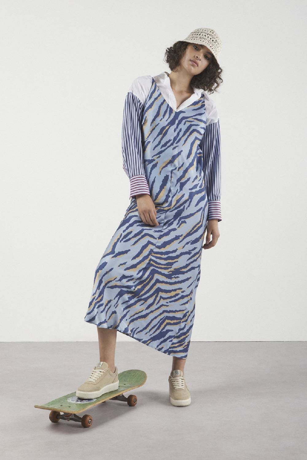 ottod'Ame Viscose long dress Qualità Garantita