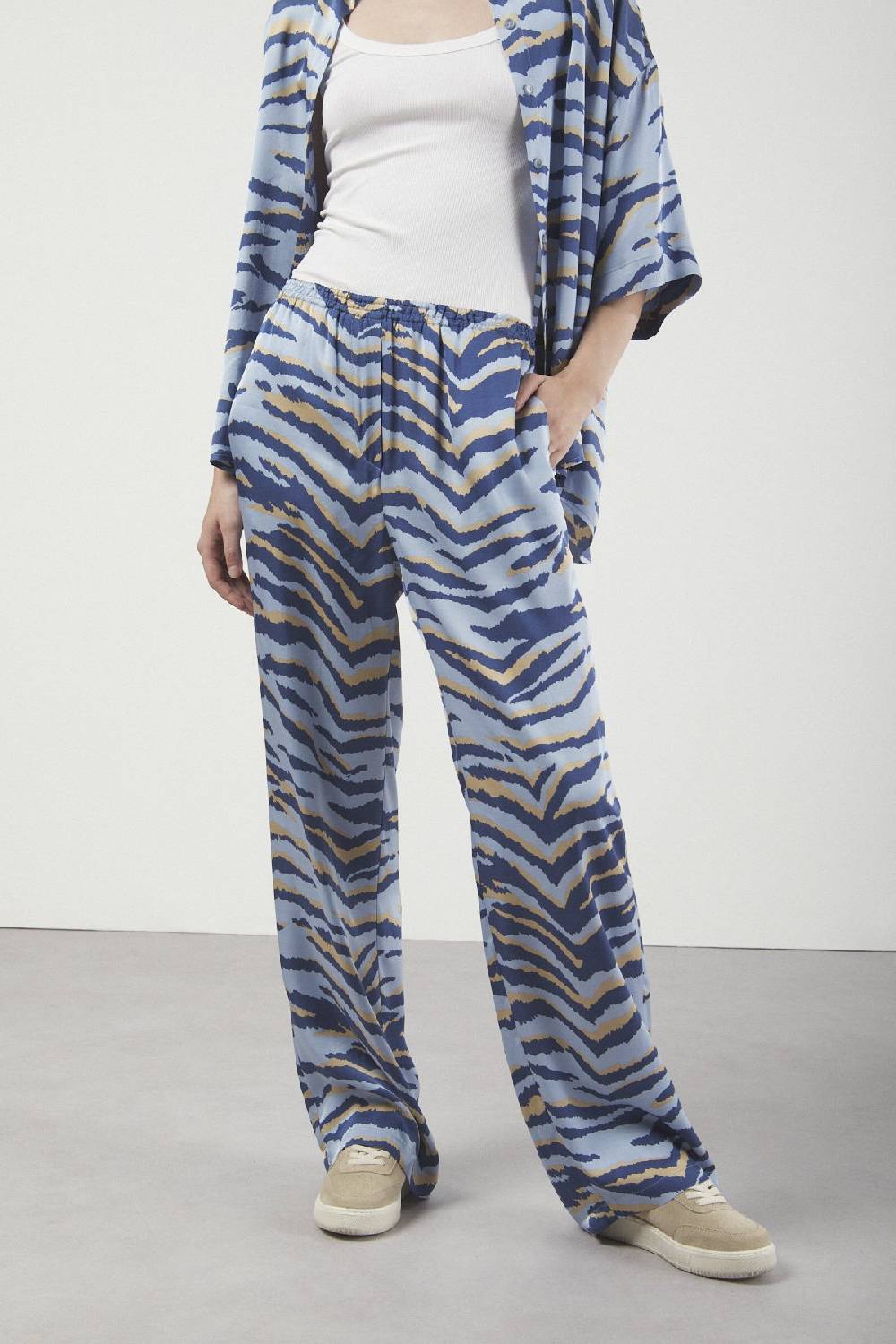 ottod'Ame Viscose palazzo trousers Consegna Veloce