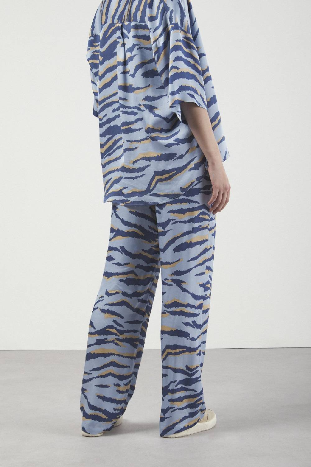 ottod'Ame Viscose palazzo trousers Consegna Veloce