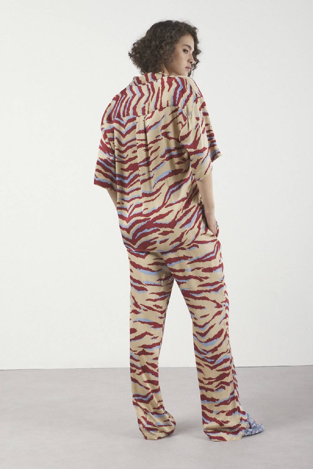 ottod'Ame Viscose palazzo trousers Promozione Limitata
