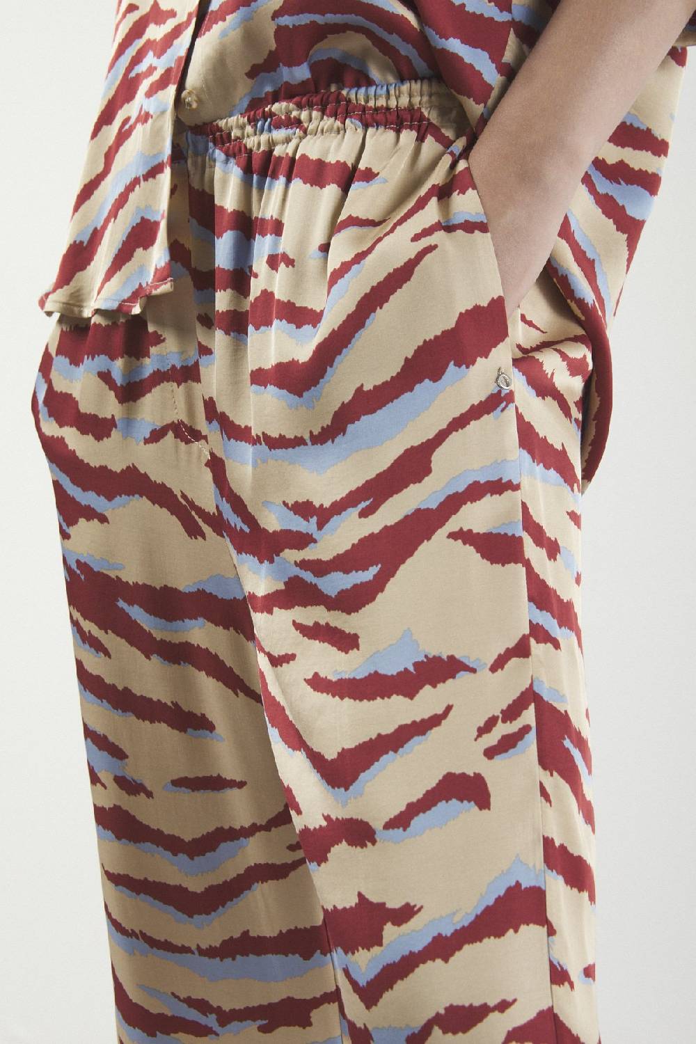 ottod'Ame Viscose palazzo trousers Promozione Limitata
