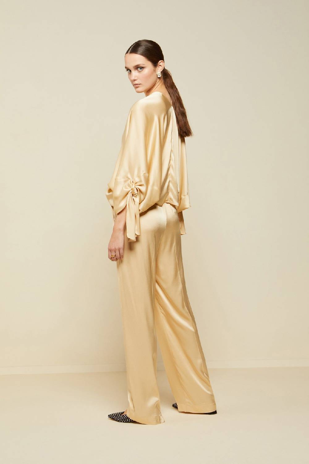 ottod'Ame Viscose palazzo trousers Convenienza