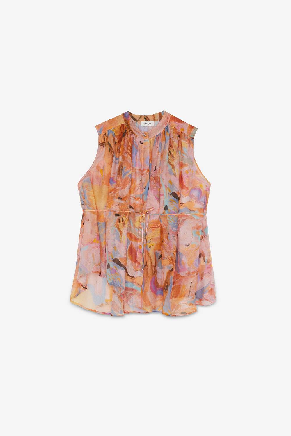 ottod'Ame Silk blend sleeveless shirt In Vendita
