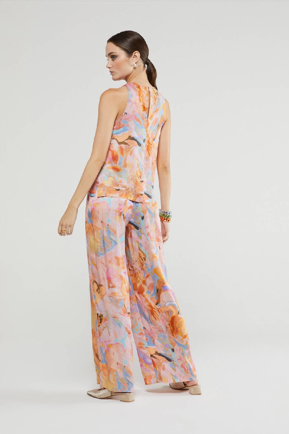 ottod'Ame Viscose palazzo trousers Hotsell