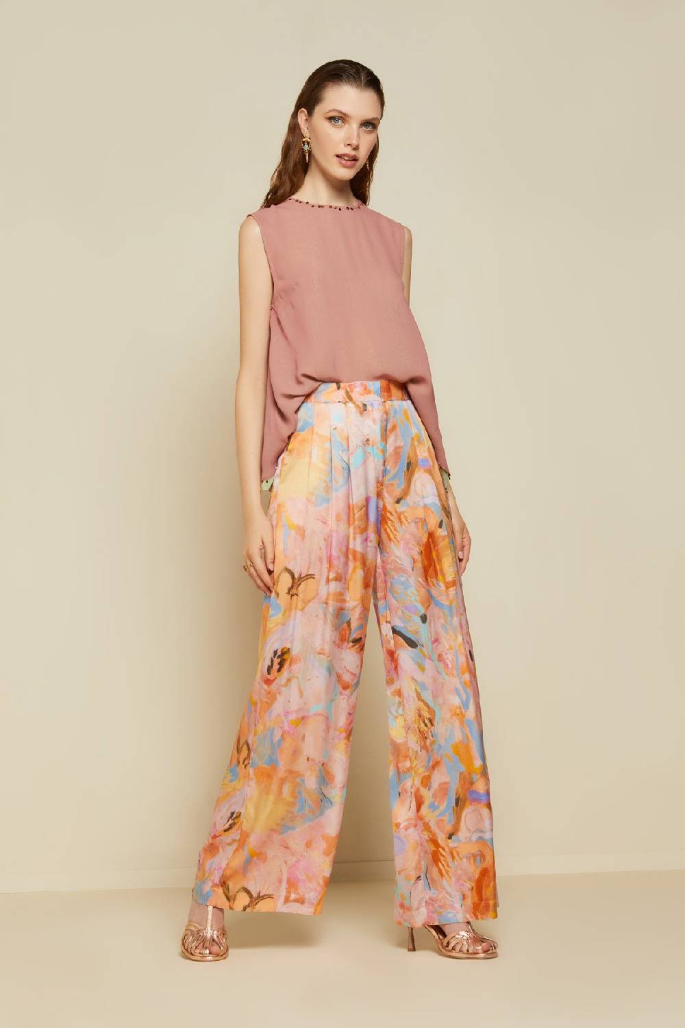 ottod'Ame Viscose palazzo trousers Hotsell