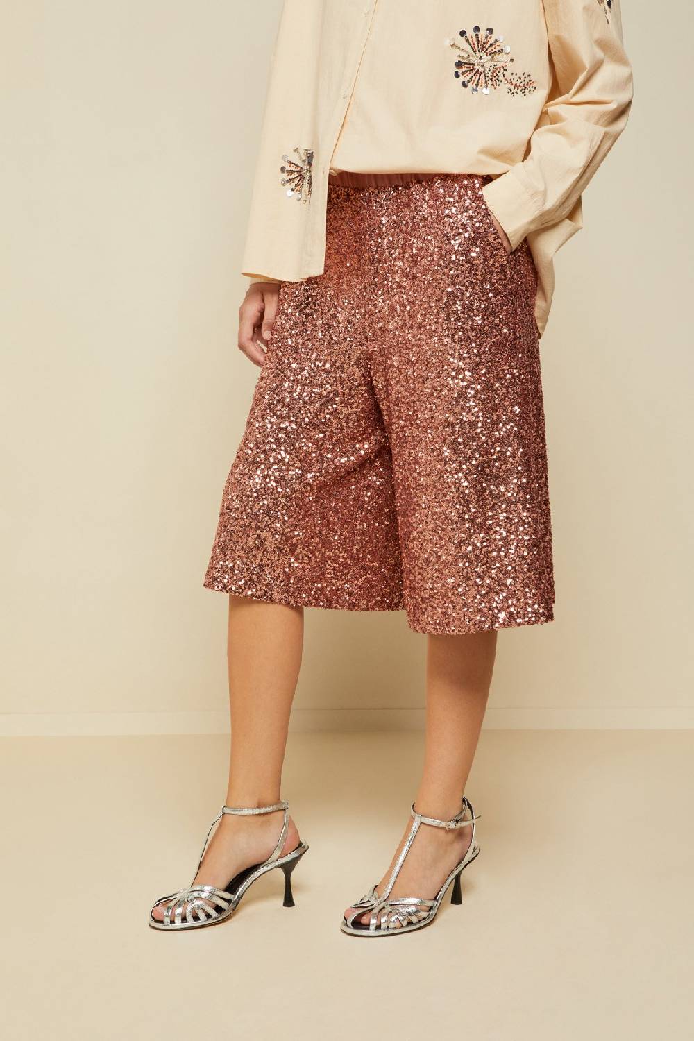 ottod'Ame Trousers with sequins Italy