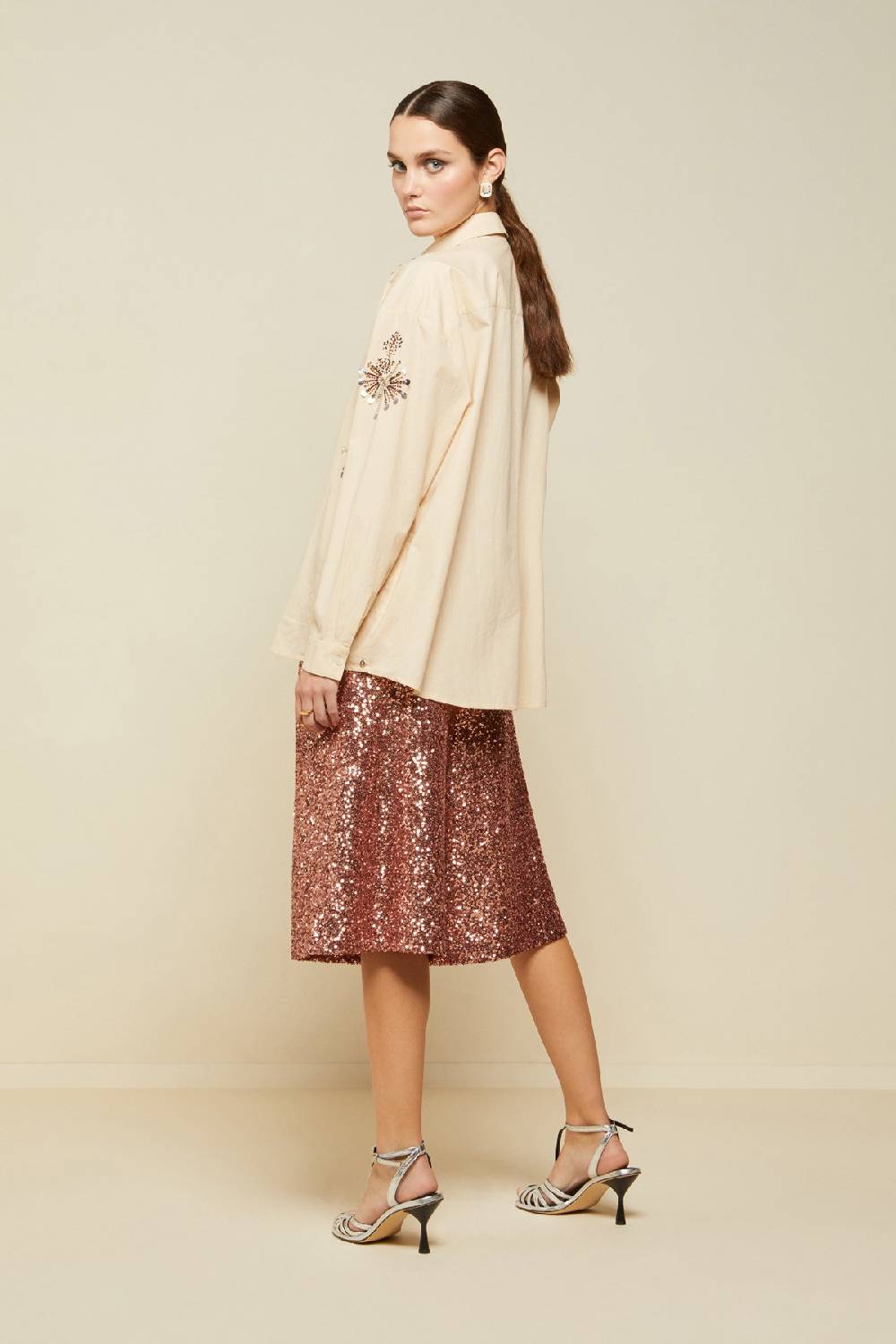 ottod'Ame Trousers with sequins Italy