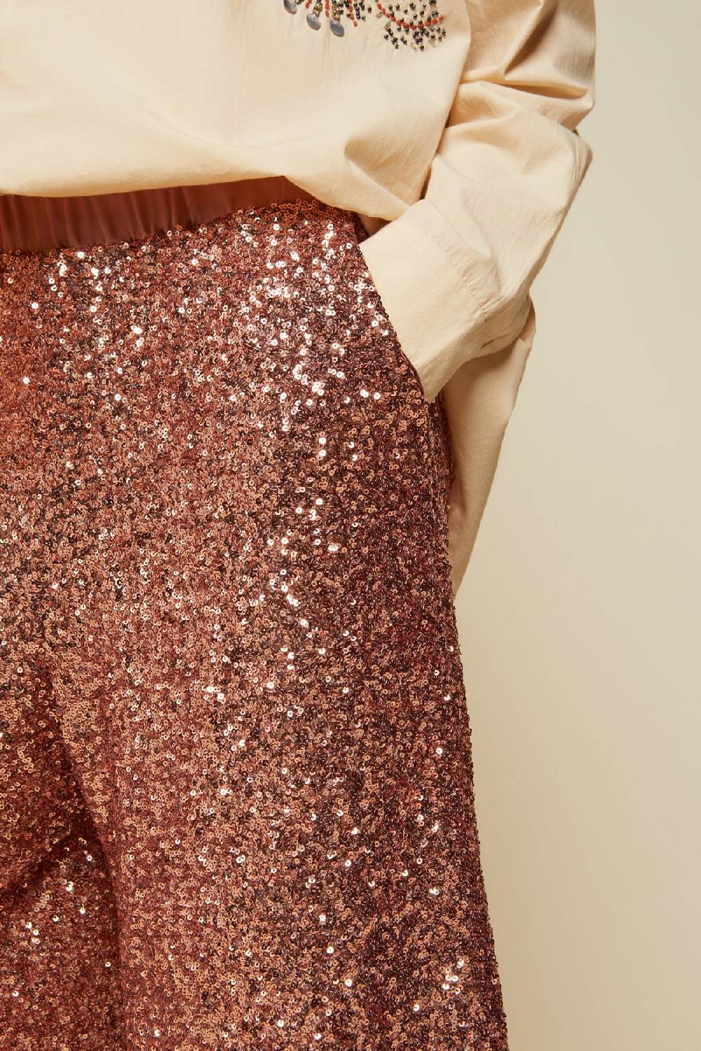 ottod'Ame Trousers with sequins Italy