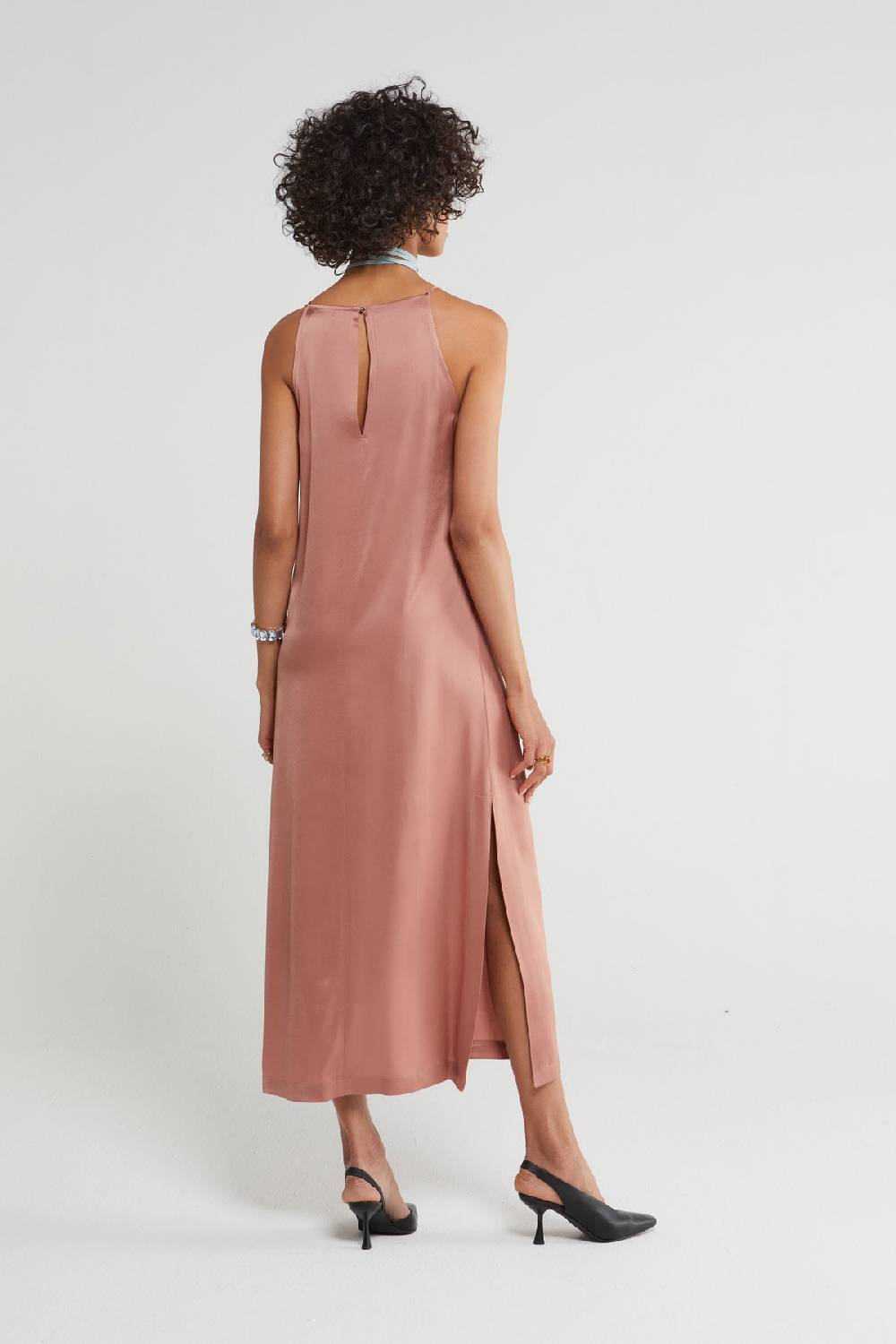 ottod'Ame Viscose midi dress Vendita