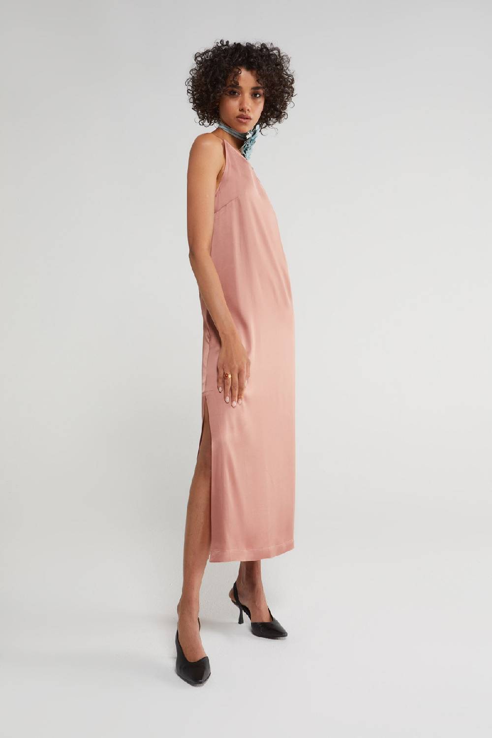 ottod'Ame Viscose midi dress Vendita