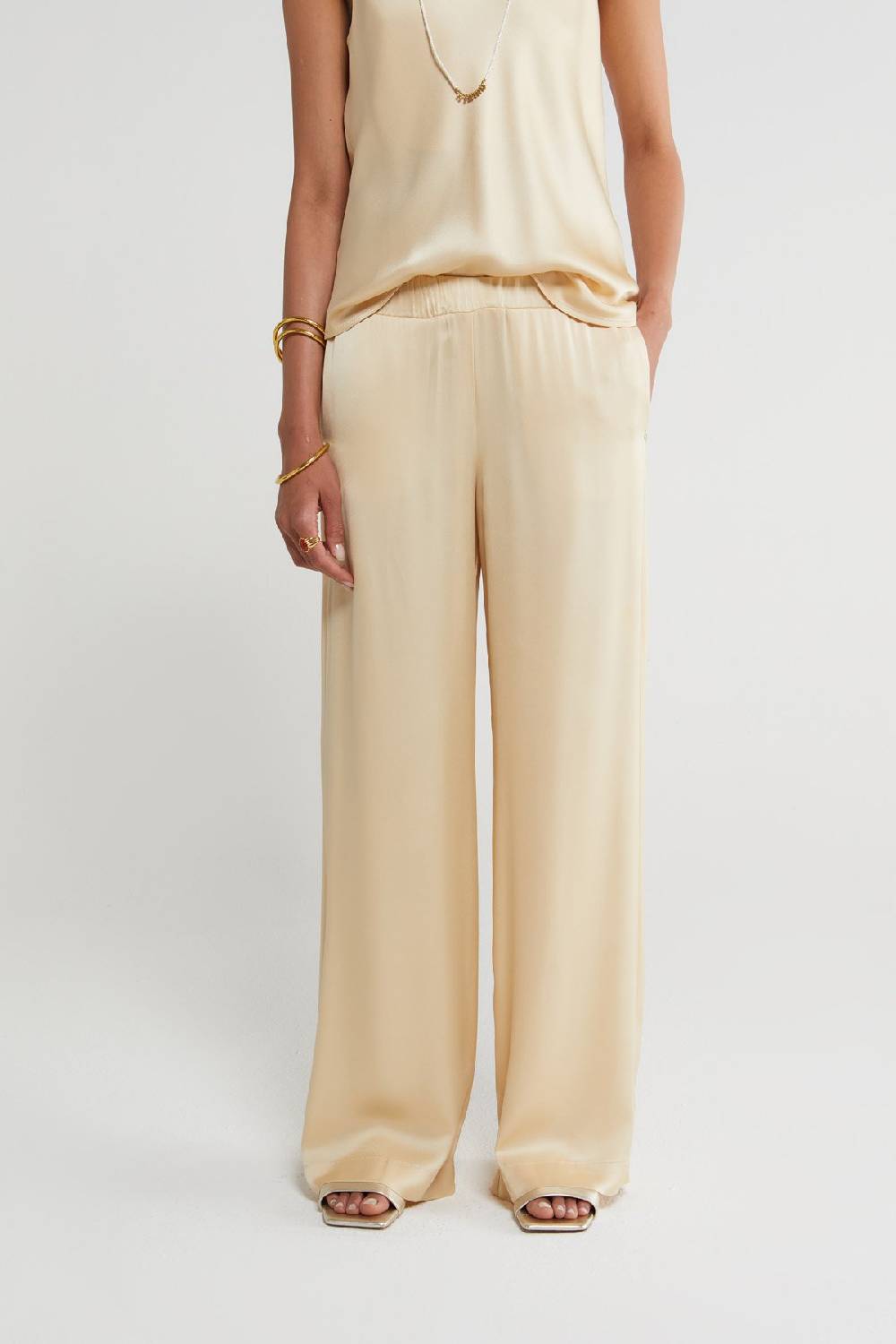 ottod'Ame Viscose palazzo trousers Promozione Limitata