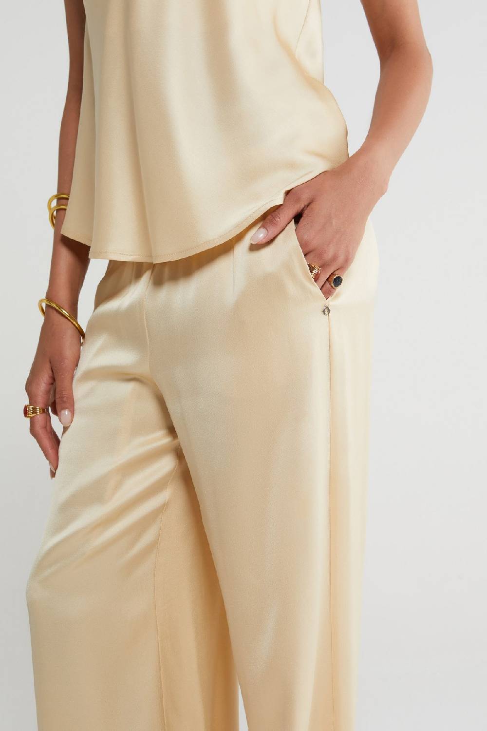ottod'Ame Viscose palazzo trousers Promozione Limitata